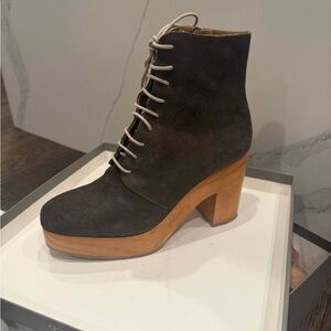 COCLICO Women's Lace Up Boots - anthracite